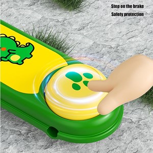 اسکوتر 3 کاره صندلی دار تاشو با 5 چرخ چراغدار و موزیکال رنگ صورتی_اسکوتر