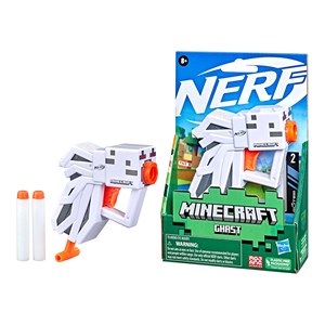 تفنگ اسباب بازی نرف Nerf با تیر اسفنجی مدل ماینکرافت Minecraft رنگ سفید_تفنگ اسباب بازی