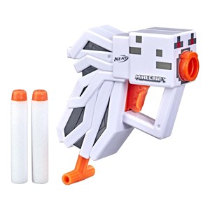 تفنگ اسباب بازی نرف Nerf با تیر اسفنجی مدل ماینکرافت Minecraft رنگ سفید_تفنگ اسباب بازی