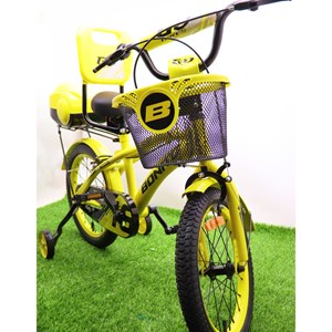 دوچرخه کودک Bonito سایز 16 مدل GO رنگ زرد_دوچرخه