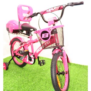 دوچرخه کودک Bonito سایز 16 مدل GO رنگ صورتی_دوچرخه