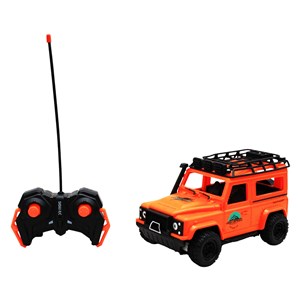 ماشین کنترلی شارژی جیپ آفرود چراغدار Crazy Go رنگ نارنجی_ماشین کنترلی