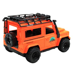 ماشین کنترلی شارژی جیپ آفرود چراغدار Crazy Go رنگ نارنجی_ماشین کنترلی