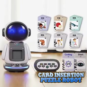 ربات اسباب بازی هوشمند آموزشی 72 کارته با ضبط و پخش صدا_ربات اسباب بازی