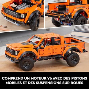 لگو تکنیک فورد F_150 رپتور 1379 قطعه مدل Technic Ford F-150 Raptor 2181_لگو