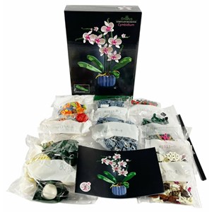 لگو کریتور گلدان گل ارکیده 608 قطعه کد 12390_لگو