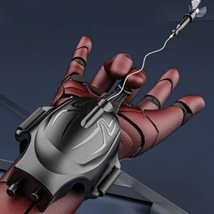 دستکش اسپایدرمن شارژی تار پرتاب کن همراه با لیزر (مرد عنکبوتی)_تفنگ اسباب بازی