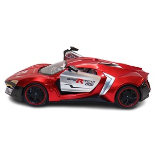 ماشین کنترلی شارژی اسپرت مقیاس 1:10 چراغدار رنگ قرمز کد 0855_ماشین کنترلی