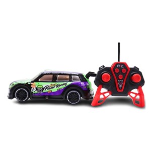 ماشین کنترلی مسابقه ای دودزا مقیاس 1:22 رنگ بنفش مدل Sport Cars 3714_ماشین کنترلی