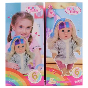 عروسک نوزاد بیبی توبی موزیکال 6 کاره مدل baby toby baby 6 fumctions_عروسک