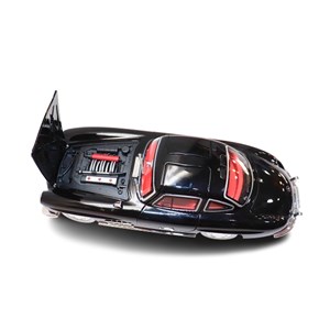 ماشین فلزی کلاسیک بنز دودزا با چراغ‌ و درب‌ های بازشو رنگ مشکی_ماشین اسباب بازی