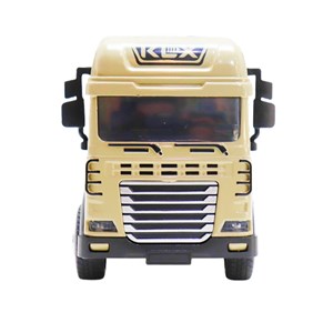 ماشین تریلی فلزی موزیکال با چراغ روشن و کانکس بازشو_ماشین اسباب بازی