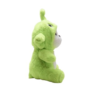 عروسک پولیشی اورجینال خرس کلاه دار سبز 26 سانتی_عروسک