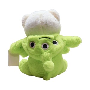 عروسک پولیشی اورجینال خرس کلاه دار سبز 26 سانتی_عروسک