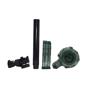 تفنگ اسباب بازی شارژی پوکه پران تیر اسفنجی دو حالته مدل M416 037_تفنگ اسباب بازی