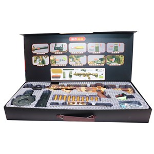 تفنگ اسباب بازی شارژی پوکه پران تیر اسفنجی دو حالته مدل M416 037_تفنگ اسباب بازی