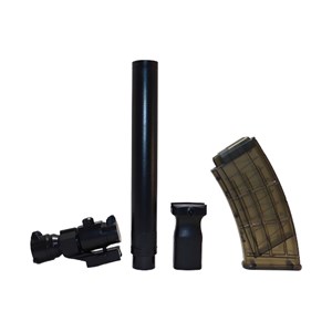 تفنگ اسباب بازی تک تیرانداز پوکه پران تیر اسفنجی با دوربین مدل QBZ95 D020_تفنگ اسباب بازی