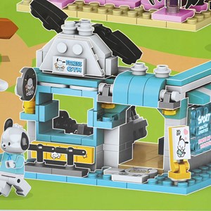 لگو شهر بازی 902 قطعه کرومی، پارک تفریحی سانریو 4 در 1 مدل 11201_لگو