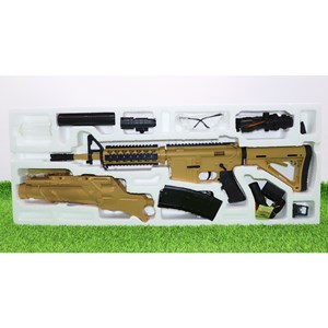 تفنگ اسباب‌ بازی شارژی تیر ژله‌ ای دو حالته با دوربین مدل 1801_تفنگ اسباب بازی