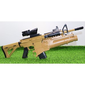 تفنگ اسباب‌ بازی شارژی تیر ژله‌ ای دو حالته با دوربین مدل 1801_تفنگ اسباب بازی