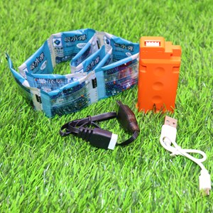 تفنگ اسباب‌ بازی شارژی تیر ژله‌ ای با نور LED و صدای شلیک مدل FNP90 SY509C_تفنگ اسباب بازی