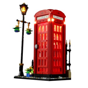 لگو کریتور تلفن قرمز لندن چراغدار 1460 قطعه مدل Red London Telephone Box 14607_لگو