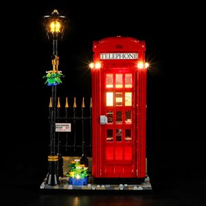 لگو کریتور تلفن قرمز لندن چراغدار 1460 قطعه مدل Red London Telephone Box 14607_لگو