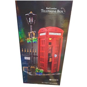 لگو کریتور تلفن قرمز لندن چراغدار 1460 قطعه مدل Red London Telephone Box 14607_لگو