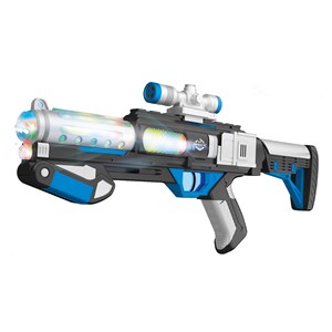 تفنگ اسباب بازی موزیکال چراغدار طرح فضایی مدل Starry Illusion Star Electric Gun 817_تفنگ اسباب بازی