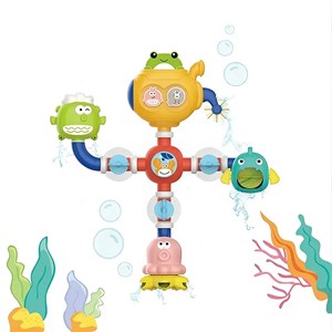 اسباب بازی حمام آبشار هانگر طرح دریا مدل 8070 Huanger_اسباب بازی نوزادی