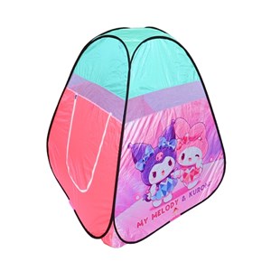 چادر بازی کودک 140 سانتی طرح کرو‌می و مای ملودی Kuromi & My Melody رنگ صورتی_اتاق کودک