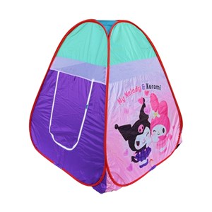 چادر بازی کودک 140 سانتی طرح کرو‌می و مای ملودی Kuromi & My Melody رنگ بنفش_اتاق کودک