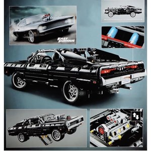 لگو تکنیک ماشین دوج 1077 قطعه مدل Technice Dodge Charger 6096_لگو