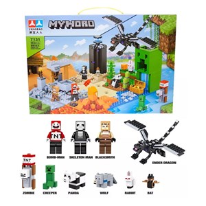 لگو ماینکرافت 565 قطعه مدل Minecraft My World 1731_لگو