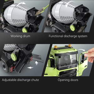 کامیون کنترلی میکسر ولوو برند مقیاس 1:20 مدل EE (DOUBELE E508-003)_ماشین کنترلی