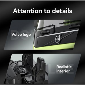 کامیون کنترلی میکسر ولوو برند مقیاس 1:20 مدل EE (DOUBELE E508-003)_ماشین کنترلی