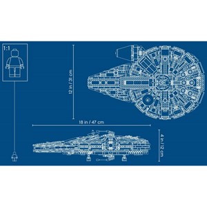 لگو جنگ ستارگان استار وارز طرح سفینه جنگی 1449 قطعه مدل Star Wars 10915_لگو