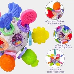 جغجغه دندانگیر طرح فضایی 360 درجه مدل 4211_اسباب بازی نوزادی