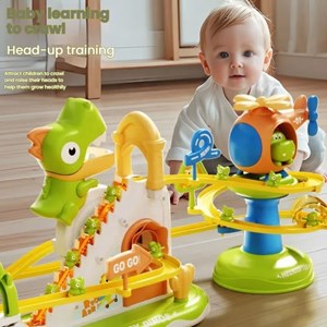 اسباب بازی پله و سرسره دایناسور موزیکال مدل 1026