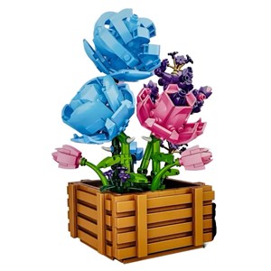 لگو گل رز و گلدان مدل 9109