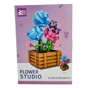 لگو گل رز و گلدان مدل 9109