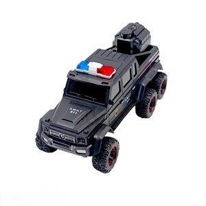 ماشین کنترلی پلیس 6 چرخ مشکی مدل 500