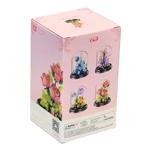 لگو گل رز صورتی همراه با قاب مدل 2330