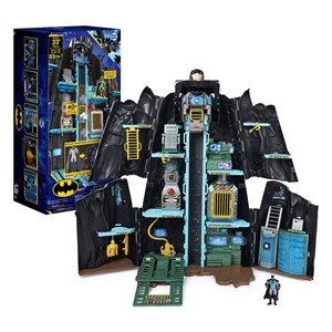 اکشن فیگور غار مخفی 2 در 1 بتمن مدل Spin Master - DC Comics - Bat Tech Batcave, Giant Transforming Playset with Exclusive Batman Figure and Accessories_اکشن فیگور