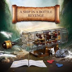 لگو کشتی داخل بطری مدل 10066