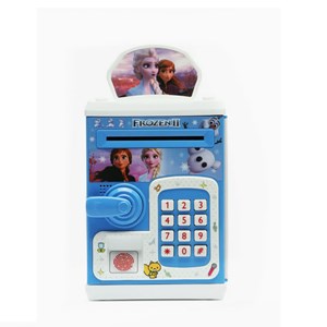 گاوصندوق اثر انگشتی رمز دار باتری خور طرح فروزن مدل 3002