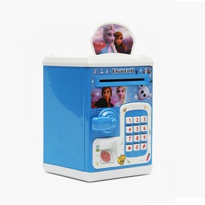 گاوصندوق اثر انگشتی رمز دار باتری خور طرح فروزن مدل 3002