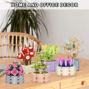 لگو کریتور پک 6 تایی گل های ساکولنت 517 قطعه مدل 525 Lego Plant_لگو