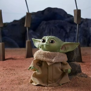 عروسک رباتیک سخنگوی بیبی یودا مدل Hasbro - Star Wars The Child Talking Plush Toy_ ربات اسباب بازی