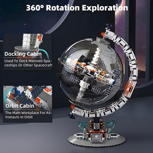 لگو کره فضایی با چرخش 360 درجه مدل CK003